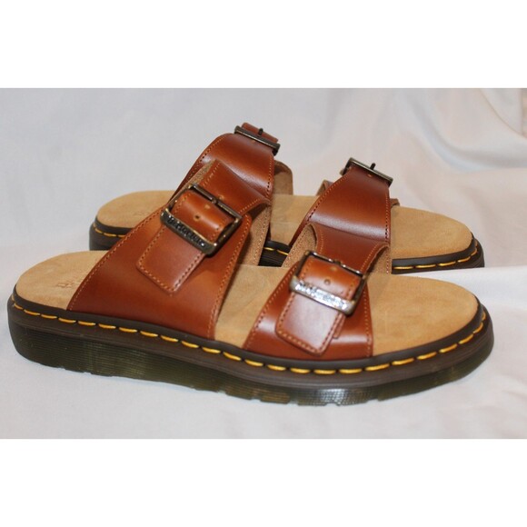 Dr Martens Josef Analine Sandals Womens 11 Mens 10 Oak Brown NIB $120 - Picture 6 of 8